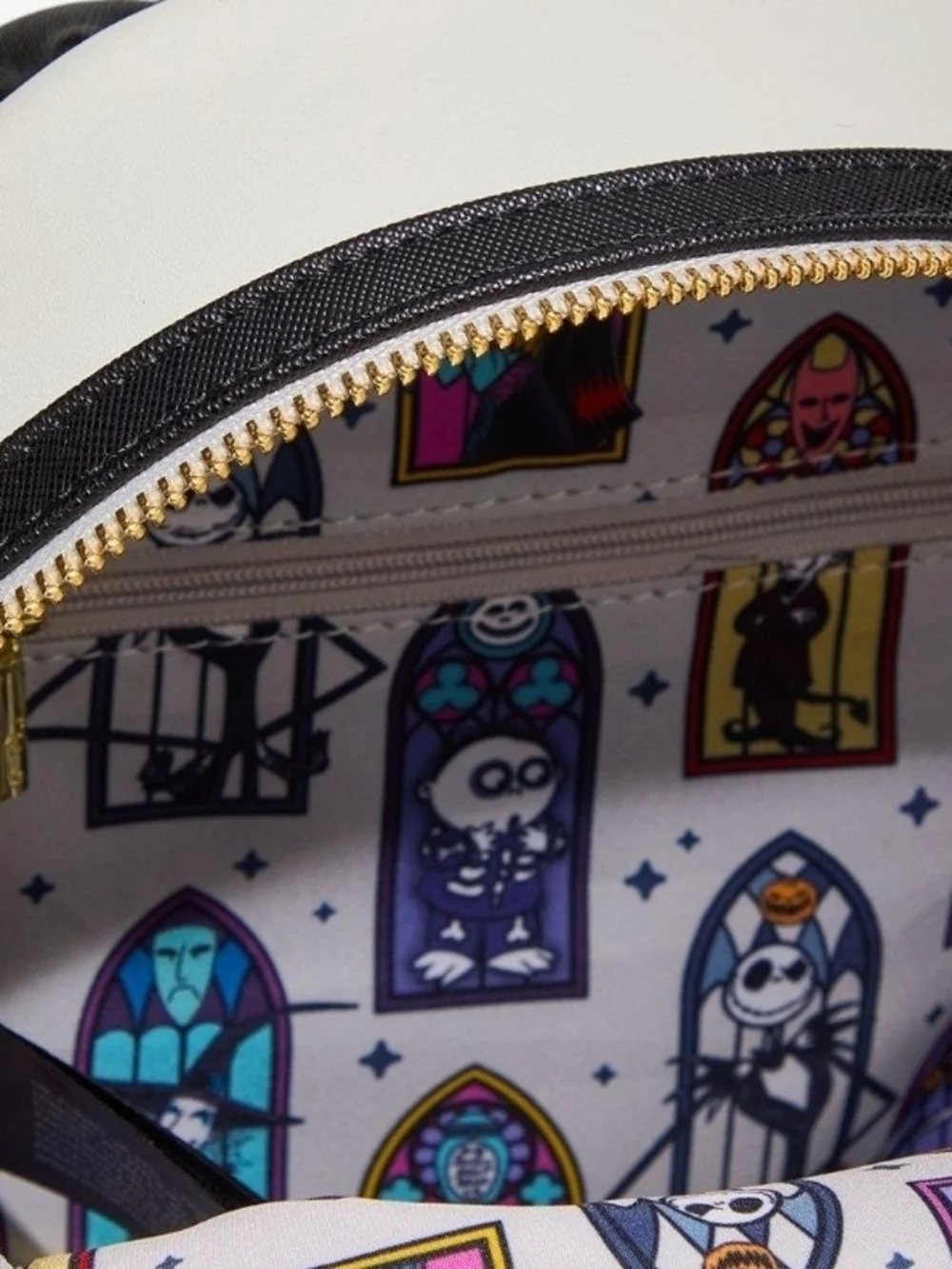 Loungefly NBC Stained Glass Mini Backpack BoxLunch Exclusive NWT